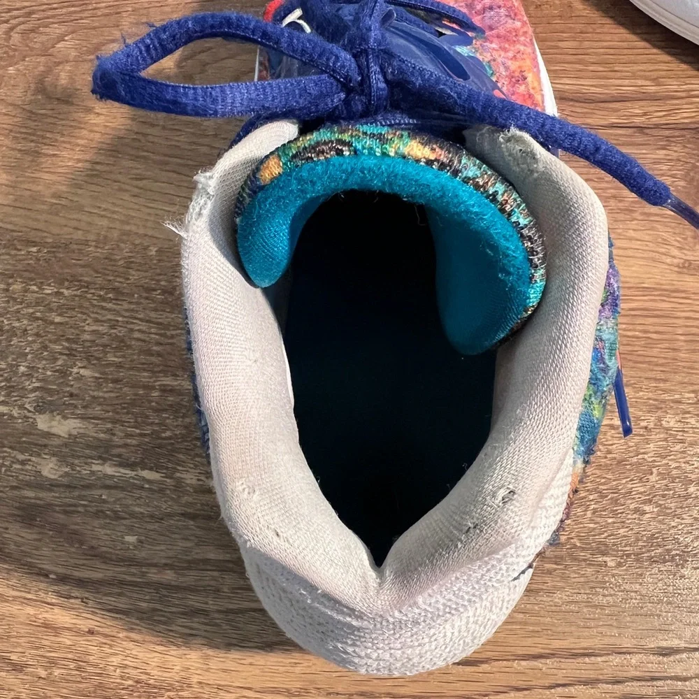 Nike KD 14 Psychedelic Men’s Basketball Shoes Deep Royal Blue/Pale Coral/Coconut - Picture 14 of 16